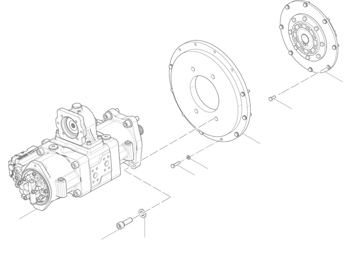 (30601009273) PUMP MOUNTING ASSEMBLY