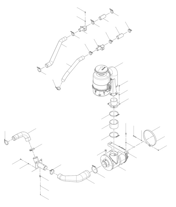 (30601018344) AIR INTAKE ASSEMBLY(Oil bath air prefilter)