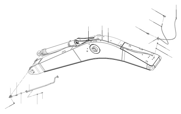 (30605016458) Pipe of bucket rod explosion-proof valve