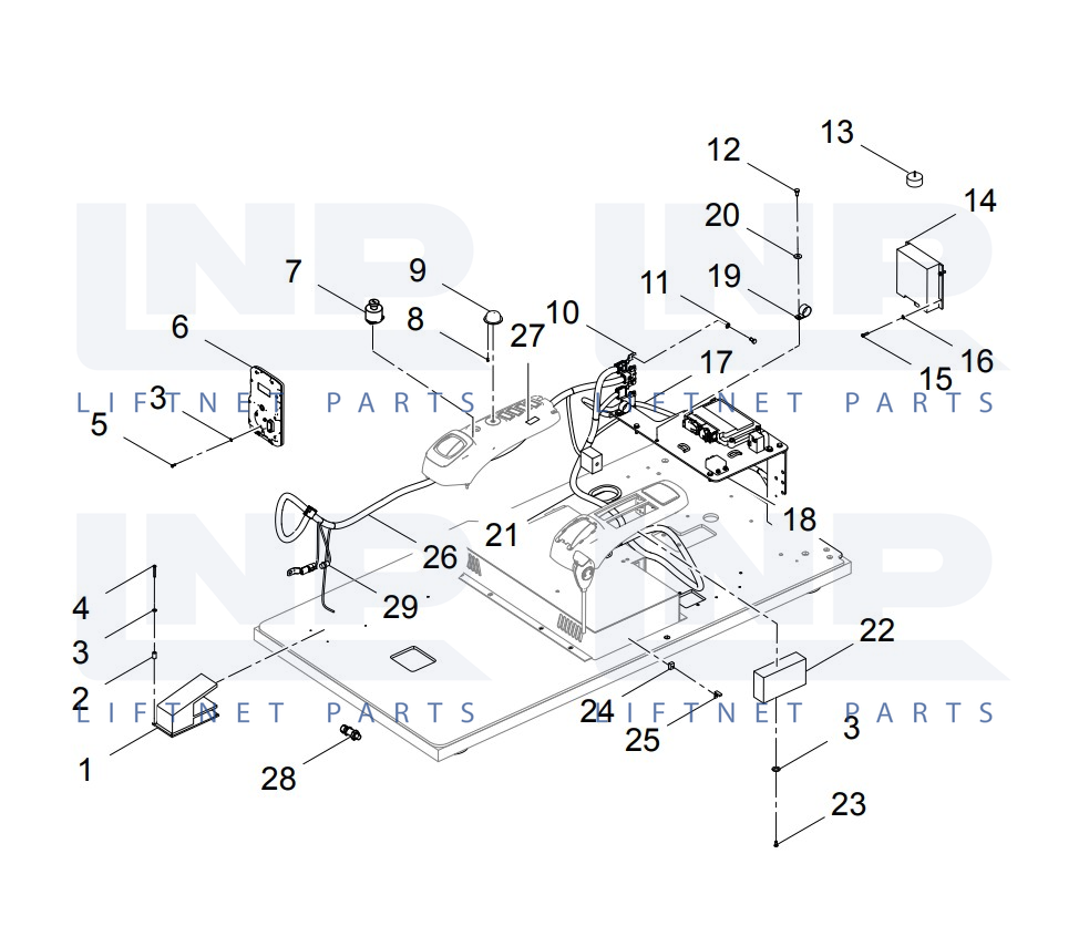 (30607011655) CABIN INNER ELECTRICAL LAYOUT