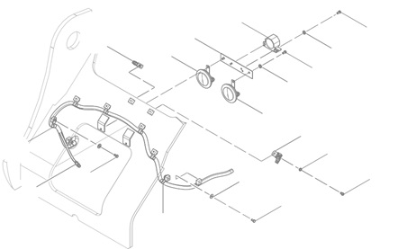 (30607011655) HORN ELECTRICAL LAYOUT