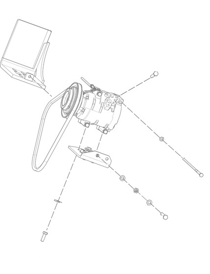 (30608005642) COMPRESSOR MOUNTING