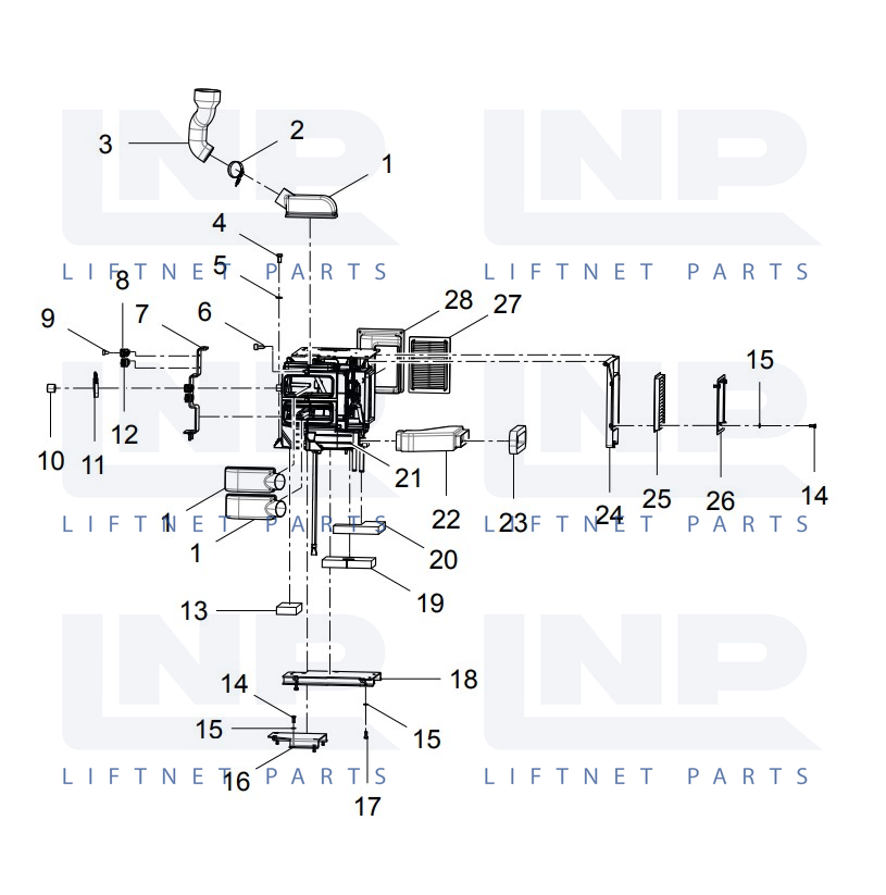 (30608013094) AIR CONDITIONING UNIT#NEW CAB#