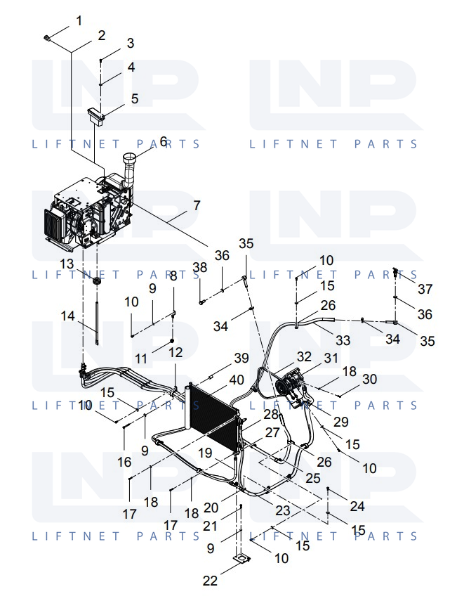 (30608014074) AIR CONDITIONING SYSTEM#TAYBO NEW CAB#