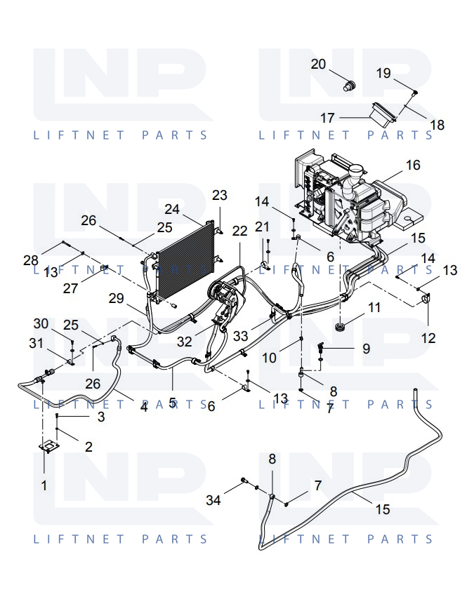 (30608014099) AIR CONDITIONING SYSTEM#ELECTRICAL NEW CAB#