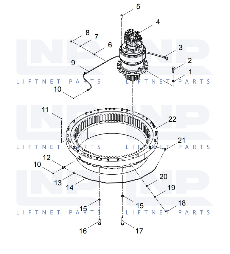 (30609012215) SWING DRIVE DEVICE