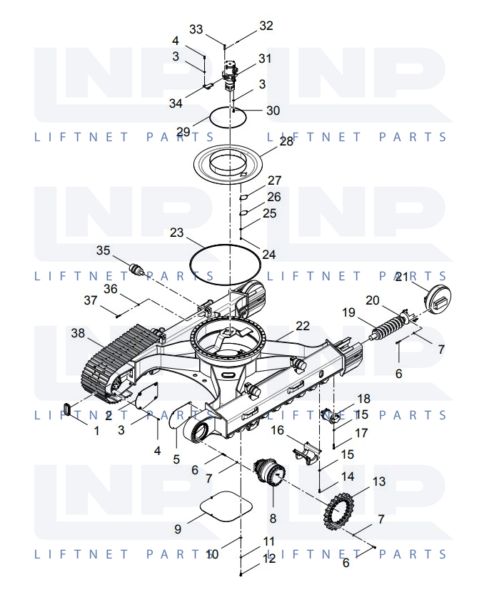 (30613010814) UNDERCARRIAGE ASSEMBLY