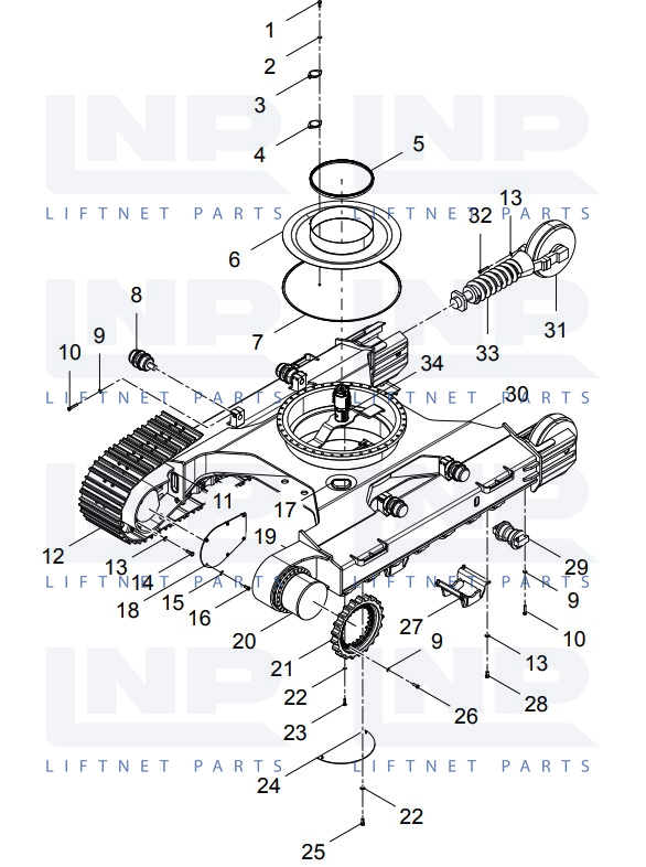 (30613012498) UNDERCARRIAGE ASSEMBLY