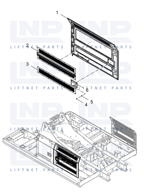 (30614011712) LEFT REAR DOOR ASSEMBLY