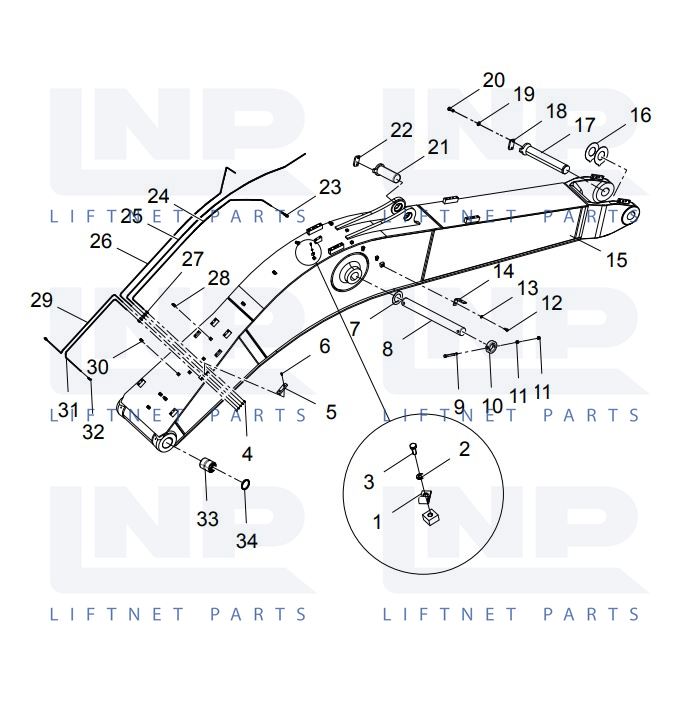 (30615009491) BOOM ASSEMBLY