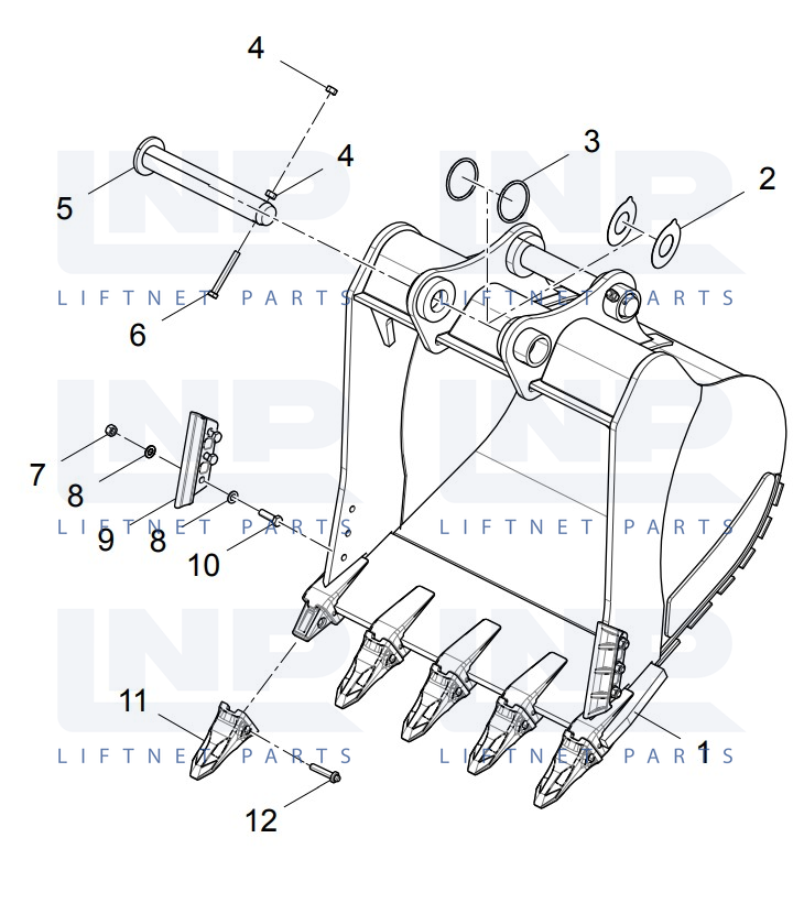 (30617009207) BUCKET ASSEMBLY