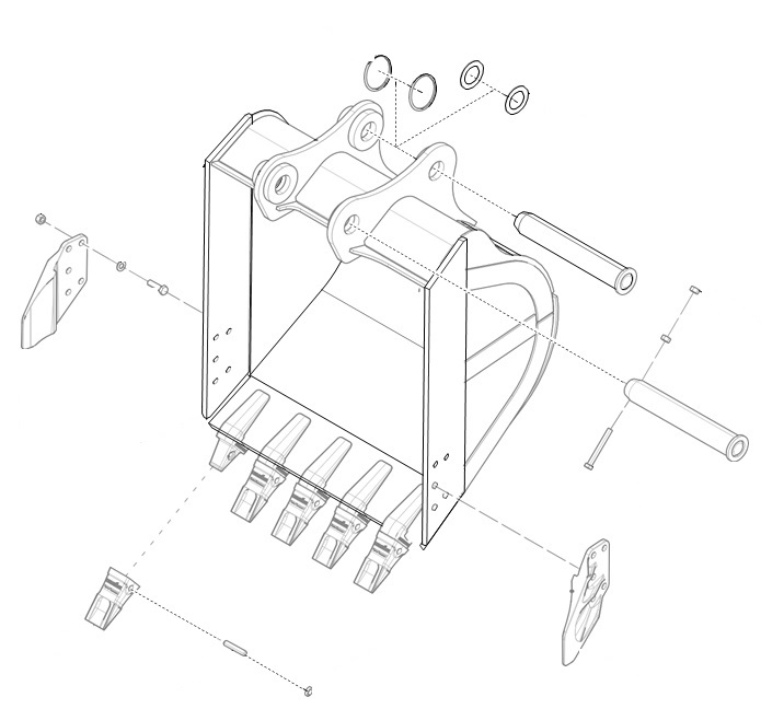 (30617011858) BUCKET ASSEMBLY