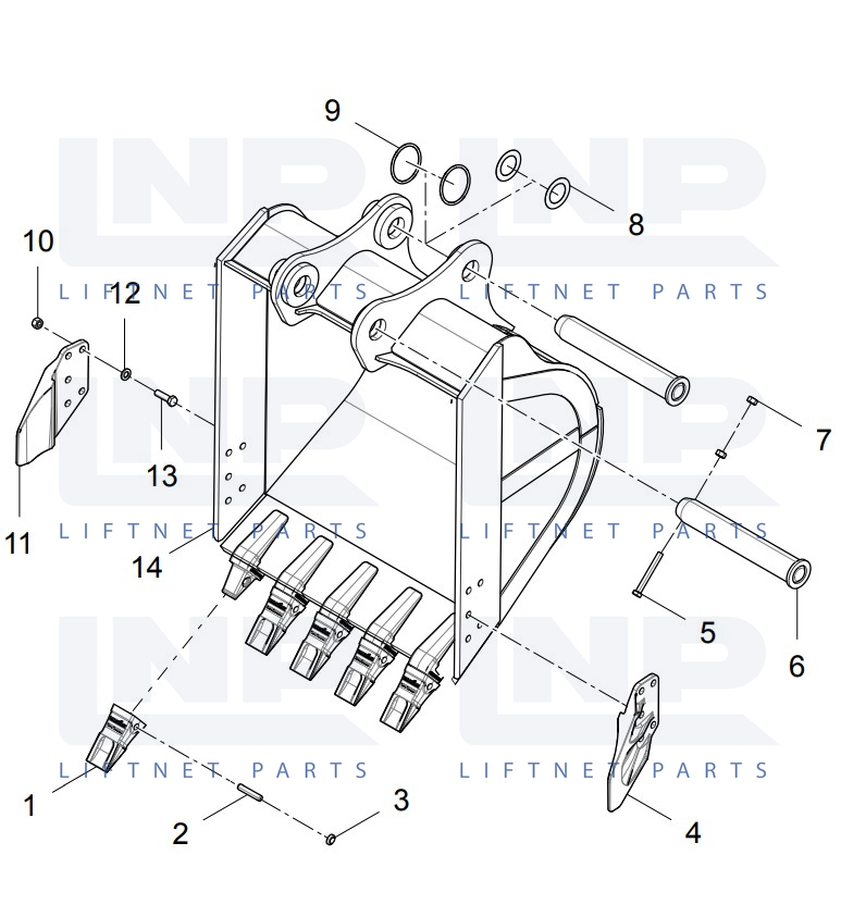 (30617011858) BUCKET ASSEMBLY