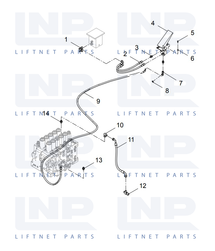 (30620011751) BREAKING PILOT PIPELINE WITH HYDRAULIC SWITCH