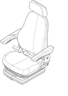 (30621000030) SEAT MOUNTING ASSEMBLY 1