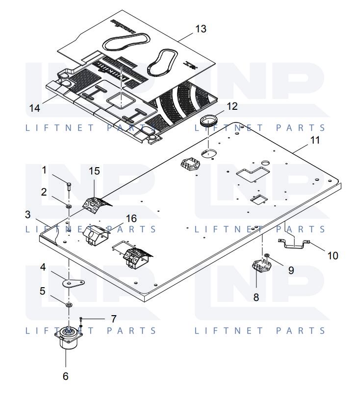 (30621000030) SEAT MOUNTING ASSEMBLY 2