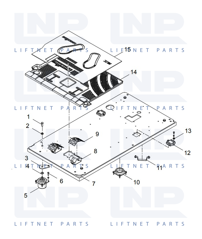 (30621009824) SEAT MOUNTING ASSEMBLY 2