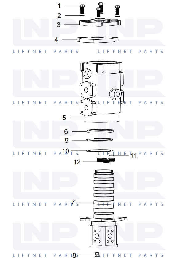 (60911010395) CENTER SWIVEL JOINT