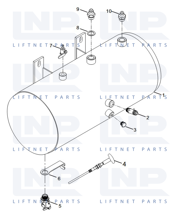 AIR CYLINDER INSTALLMENT ASSEMBLY (30808000300)