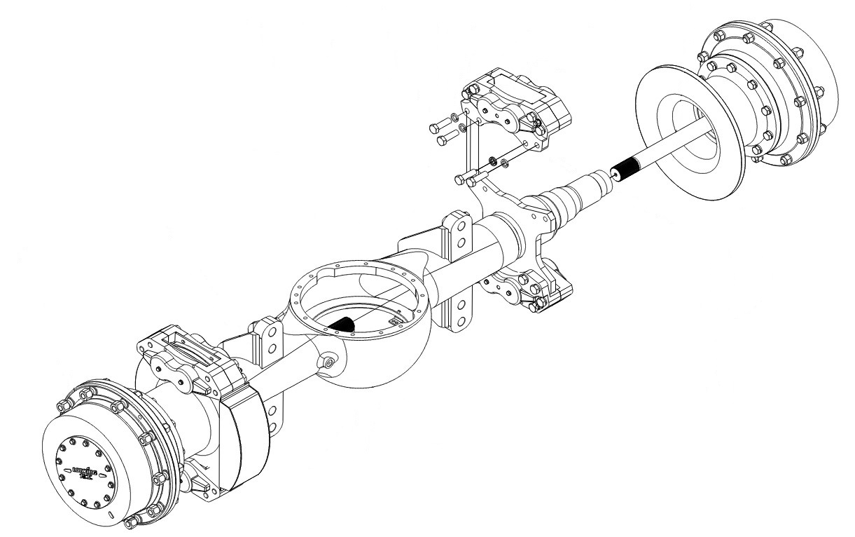 AXLE ASSEMBLY(16480500190)