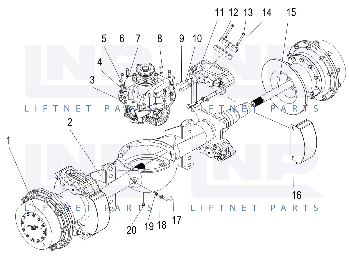 AXLE ASSEMBLY(16480500190)