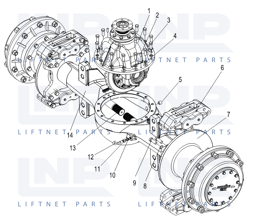 AXLE ASSEMBLY (16480505160)