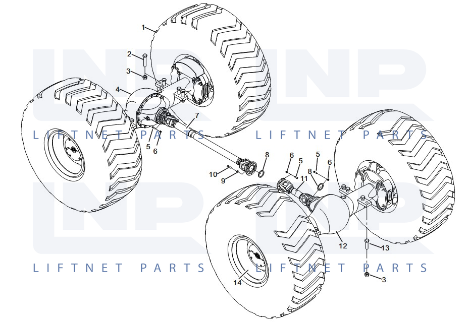 AXLE SYSTEM (30804900092)