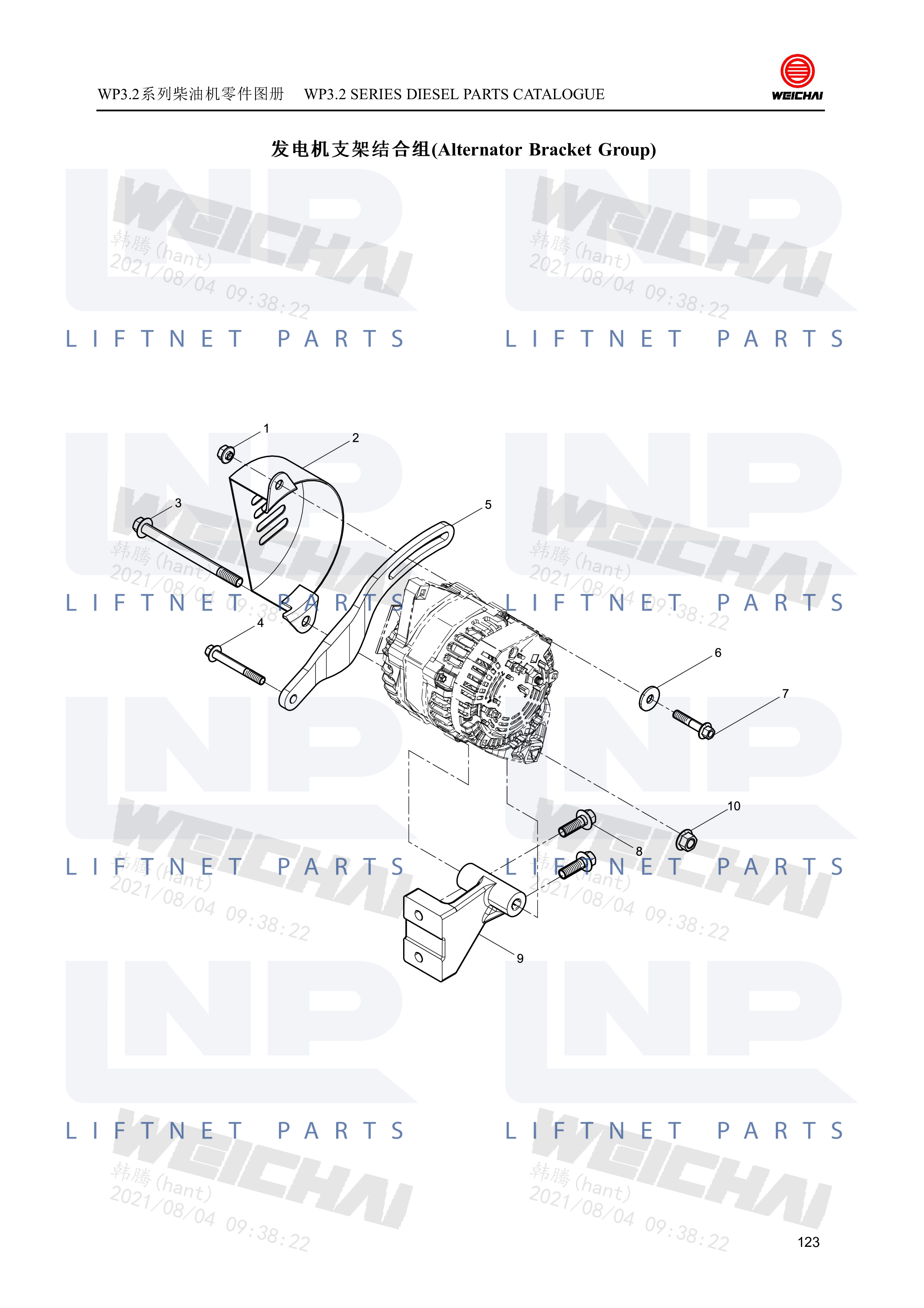 Alternator Bracket Group