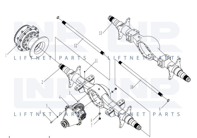 Axles System (50E New Axle) 2