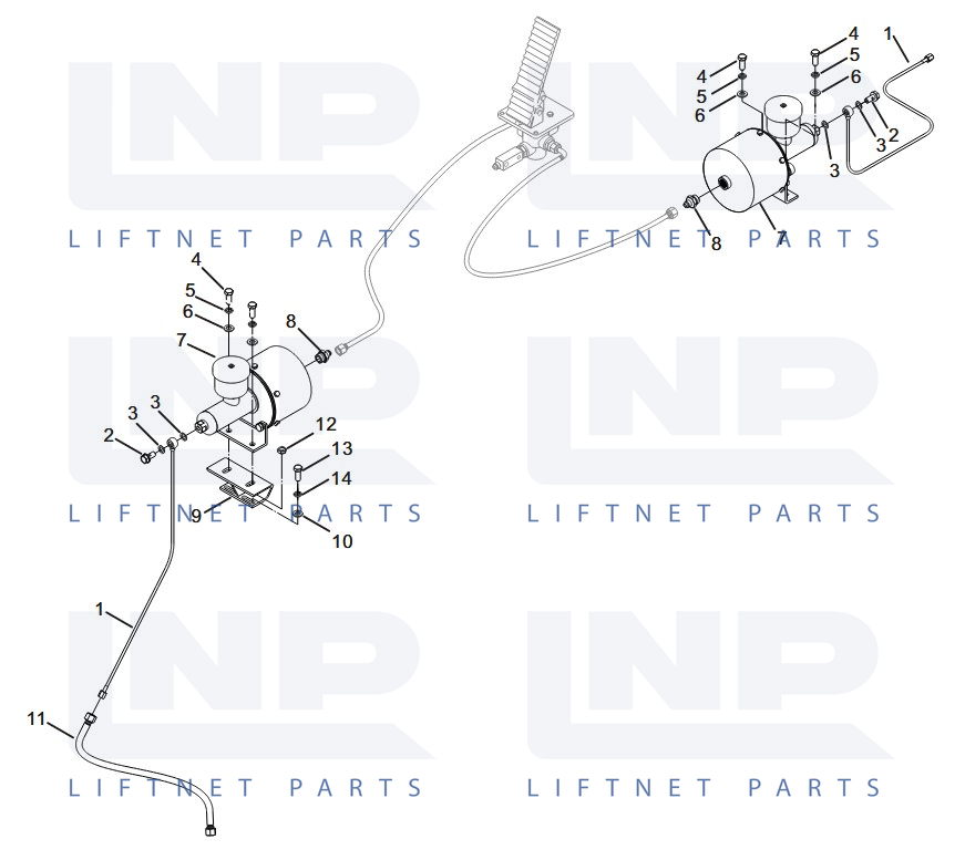 BOOSTER PUMP INSTALLMENT ASSEMBLY (30808900129)