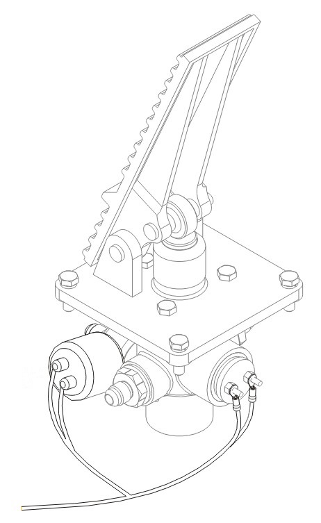 BRAKE VALVE ELECTRICAL ARRANGEMENT (30815900279)