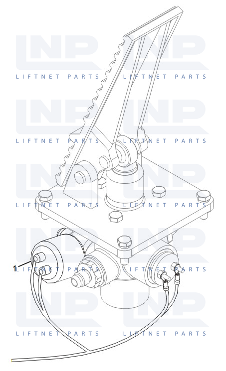 BRAKE VALVE ELECTRICAL ARRANGEMENT (30815900279)