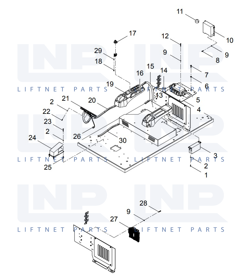 CABIN INNER ELECTRICAL LAYOUT