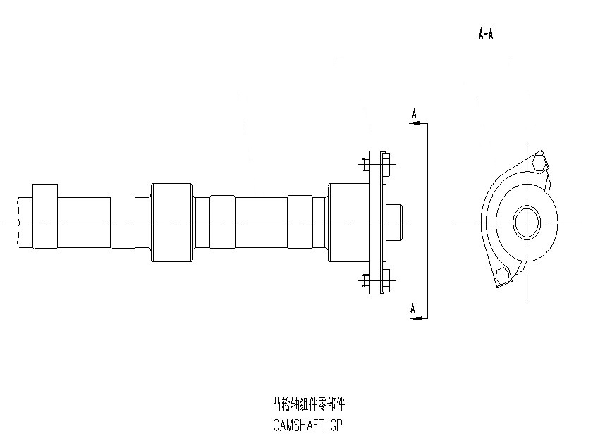 CAMSHAFT GP 09AZ001+A