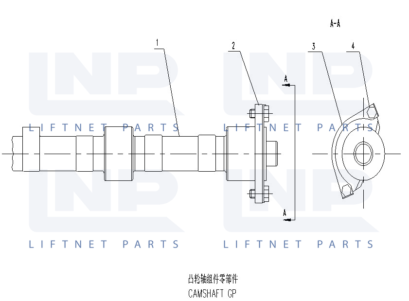 CAMSHAFT GP 09AZ001+A