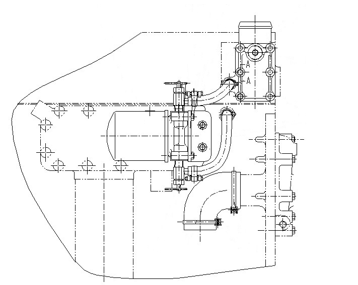 COOLANT LINES AND CORROSION RESISTOR GROUP