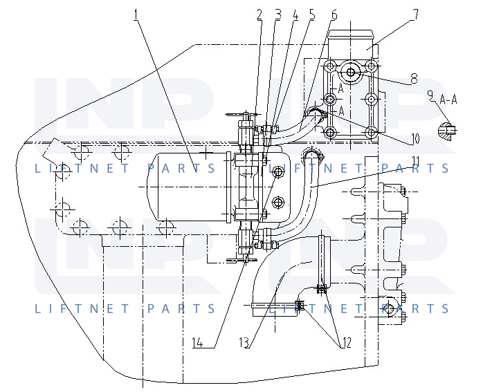 COOLANT LINES AND CORROSION RESISTOR GROUP