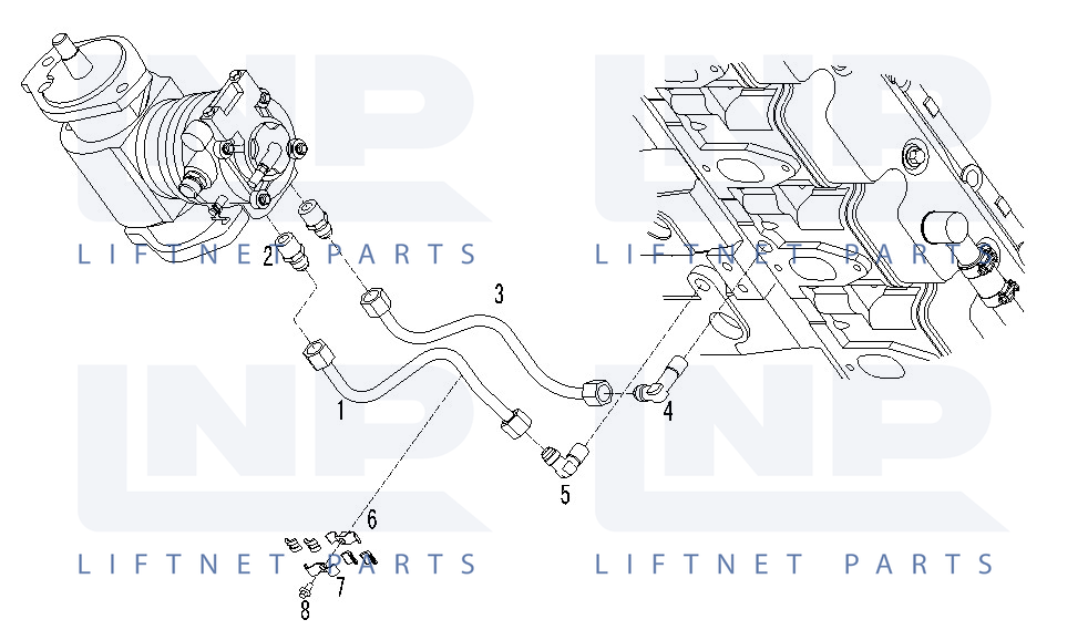 COOLANT LINES FOR ENGINE APPLICATION GROUP