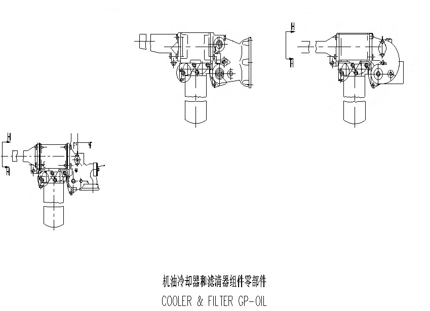 COOLER&FILTER GP-OIL 2W6953+A