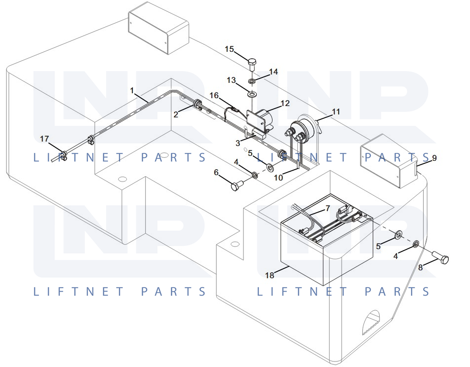 COUNTER WEIGHT ELECTRICAL ARRANGEMENT (30815900279)