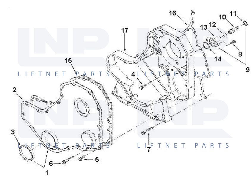 COVER,FRONT GEAR