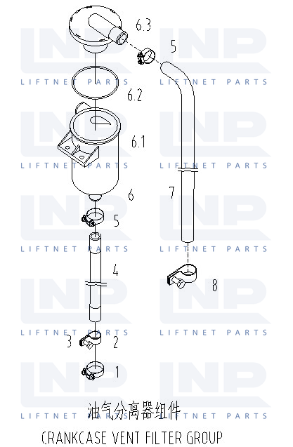 CRANKCASE VENT FILTER GROUP