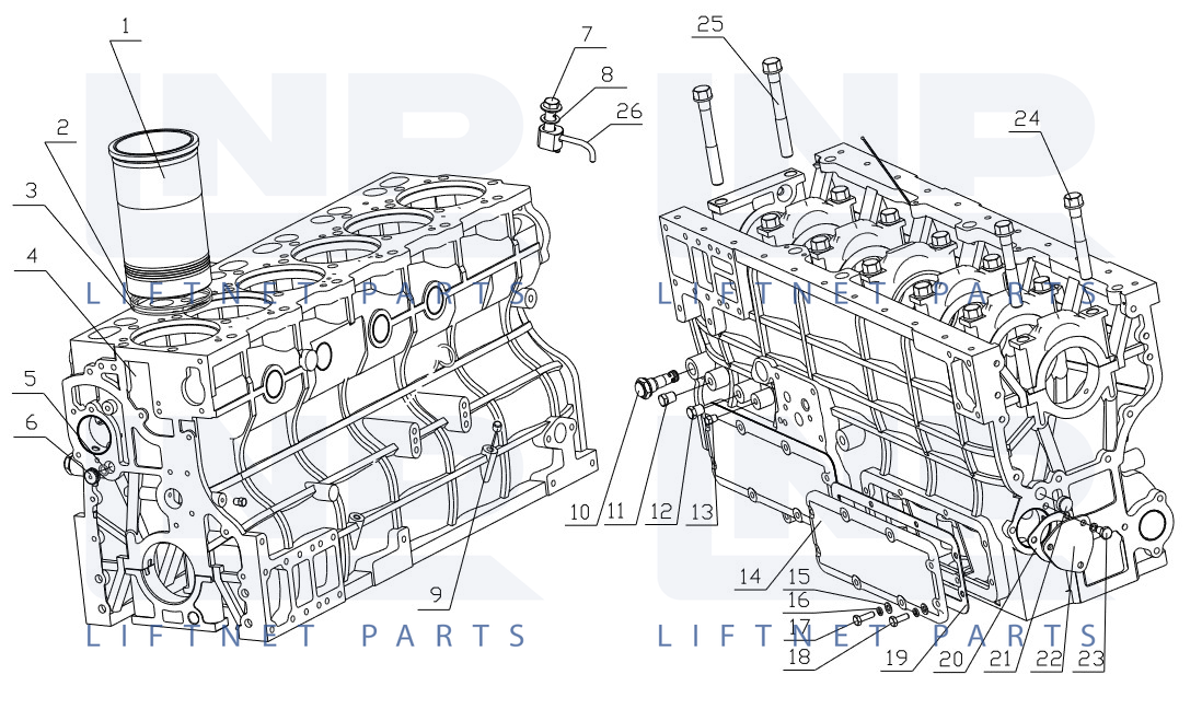 Cylinder Block Assembly