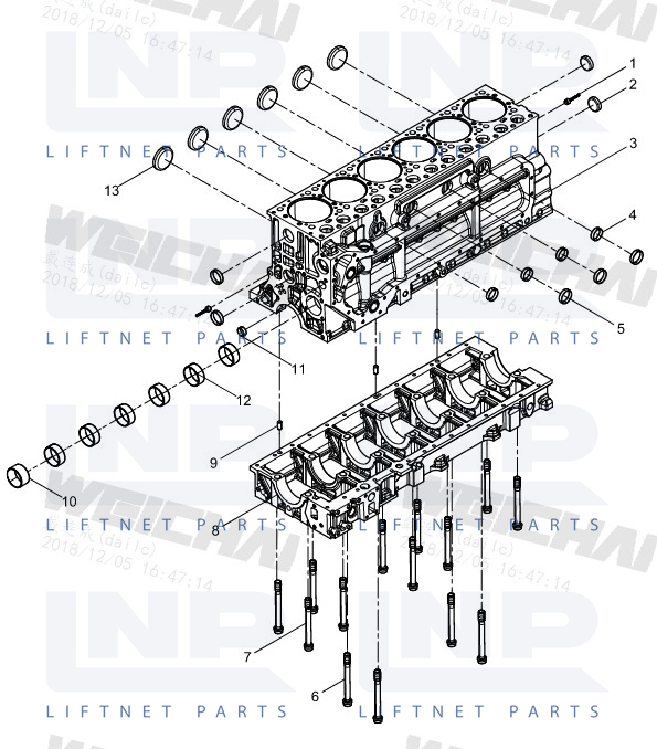 Cylinder Block Preassembly