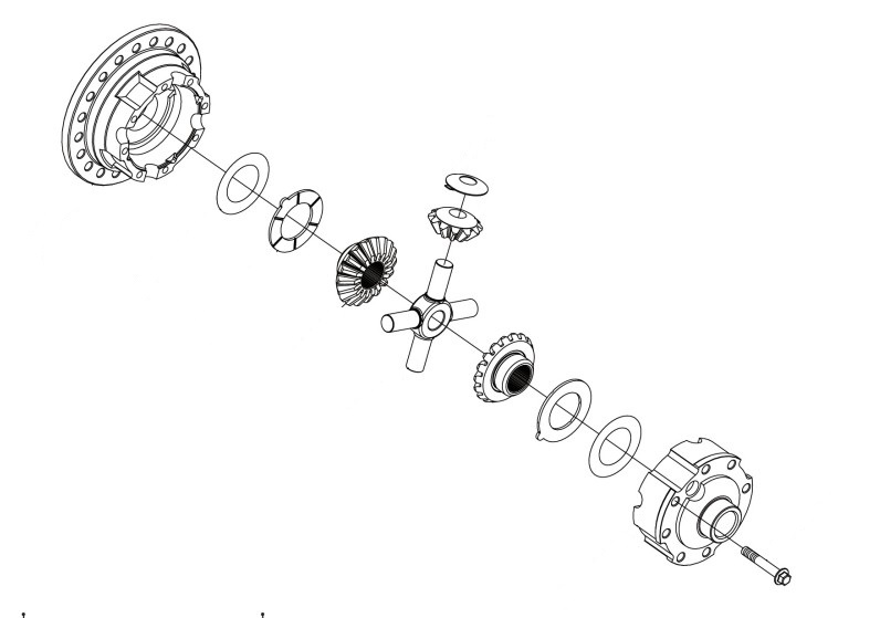 Differential Assem (50E New Axle)