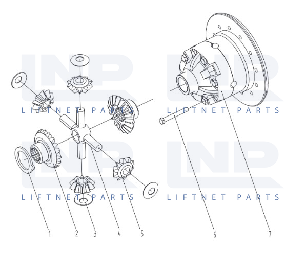 Differential Small Assembly (heavy duty)