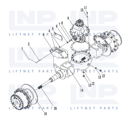 Drive Axle(Rear) (heavy duty)