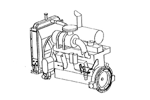 Двигатель (HELI CPCQD2-3.5 H2000)