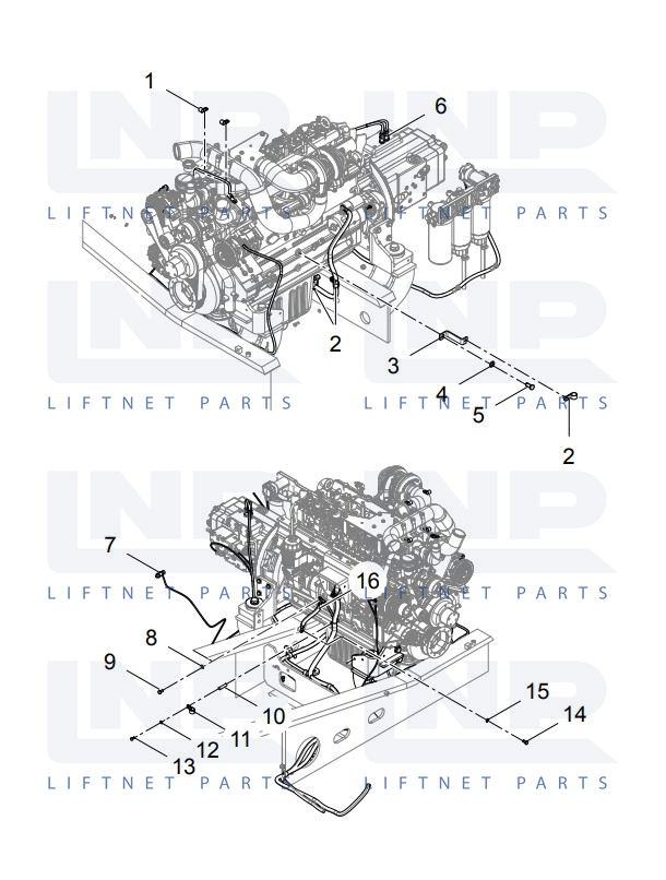 ENGINE ELECTRICAL LAYOUT (30607014127)