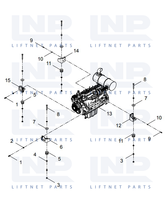 ENGINE MOUNTING SYSTEM (30601005646)